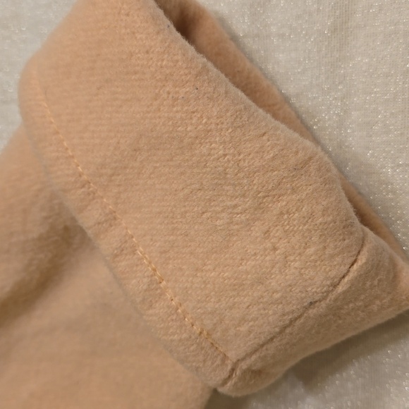 Ahsley Scott Vintage Wool Stylish Women's Pea Coat in Light Peach - Picture 9 of 16